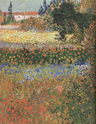 Vincent Van Gogh Flowering Garden (nn04) china oil painting image